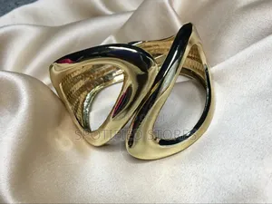 Twisted Cuff Gold Bangle