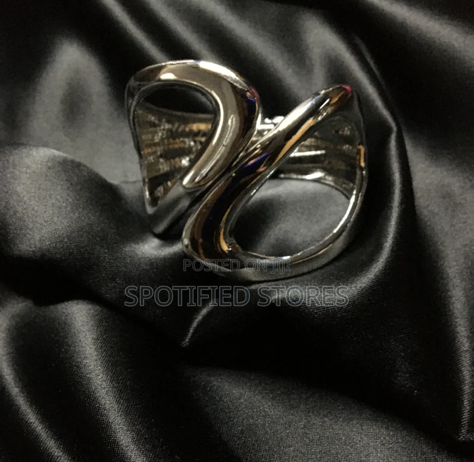 Silver Cuff Chunky Bangles