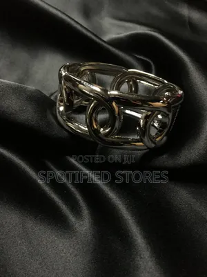Photo - Silver Twisted Cuff Chunky Bangles