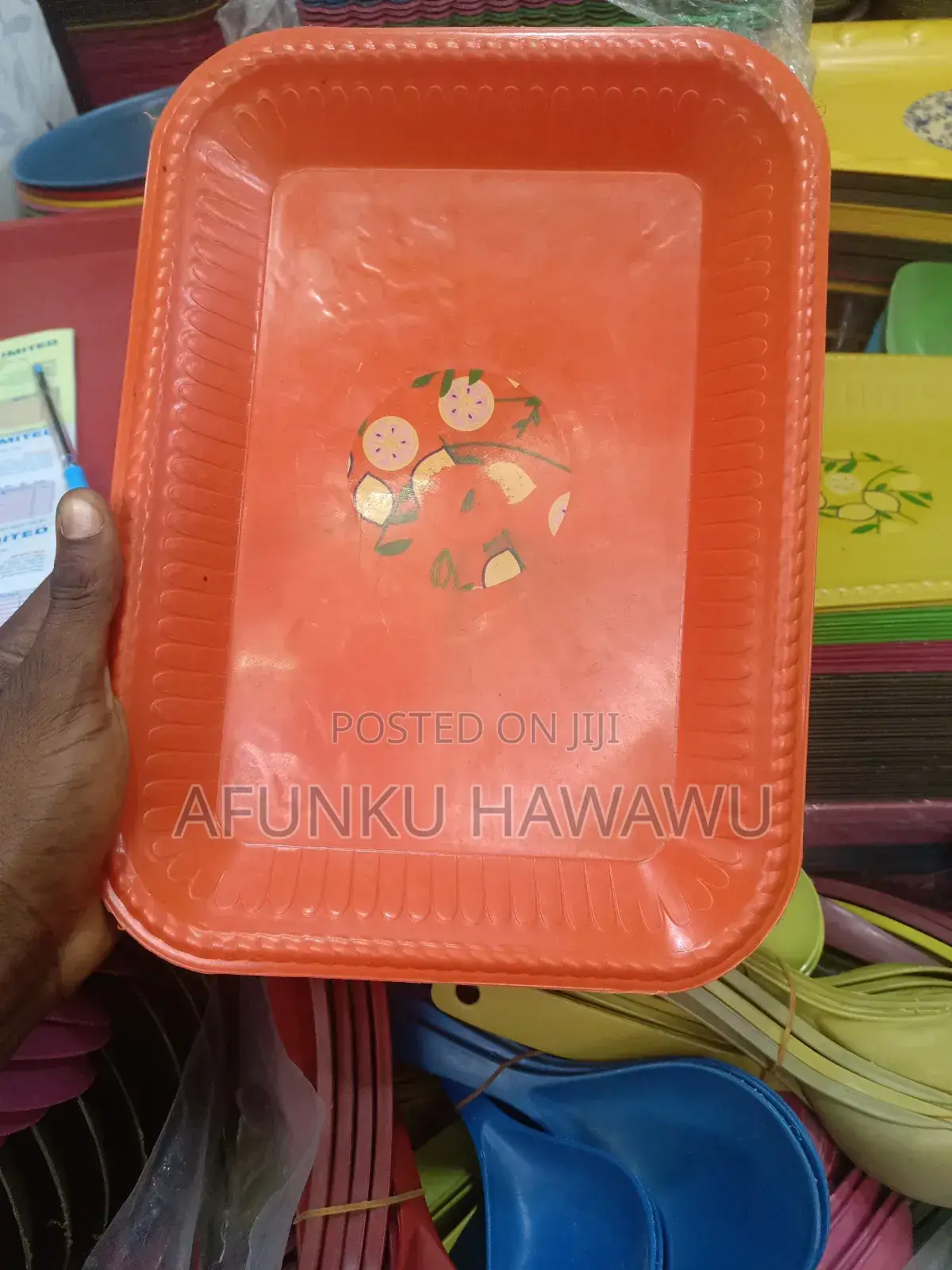 Plastic Serving Trays 12pcs