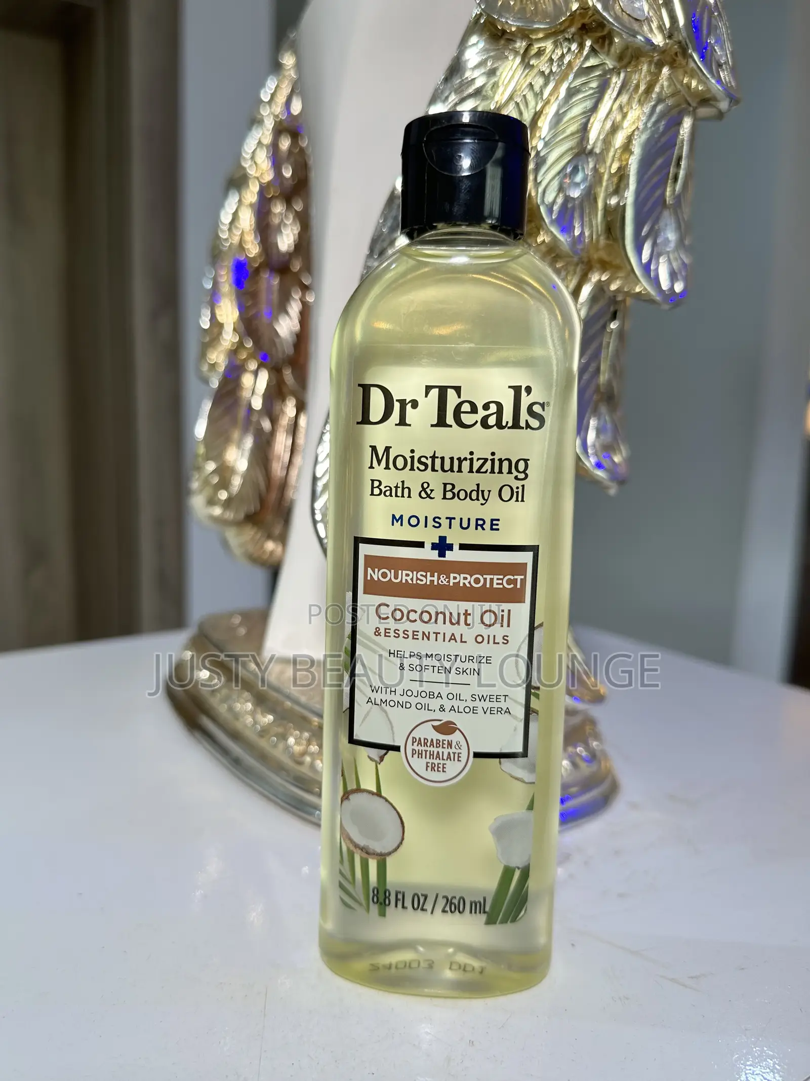 Dr Teal's Nourishing Coconut Moisturizing Bath Body Oil