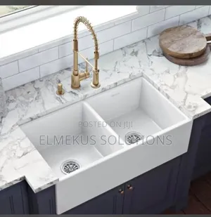 Photo - Big Double Bowl Ceramic Sink
