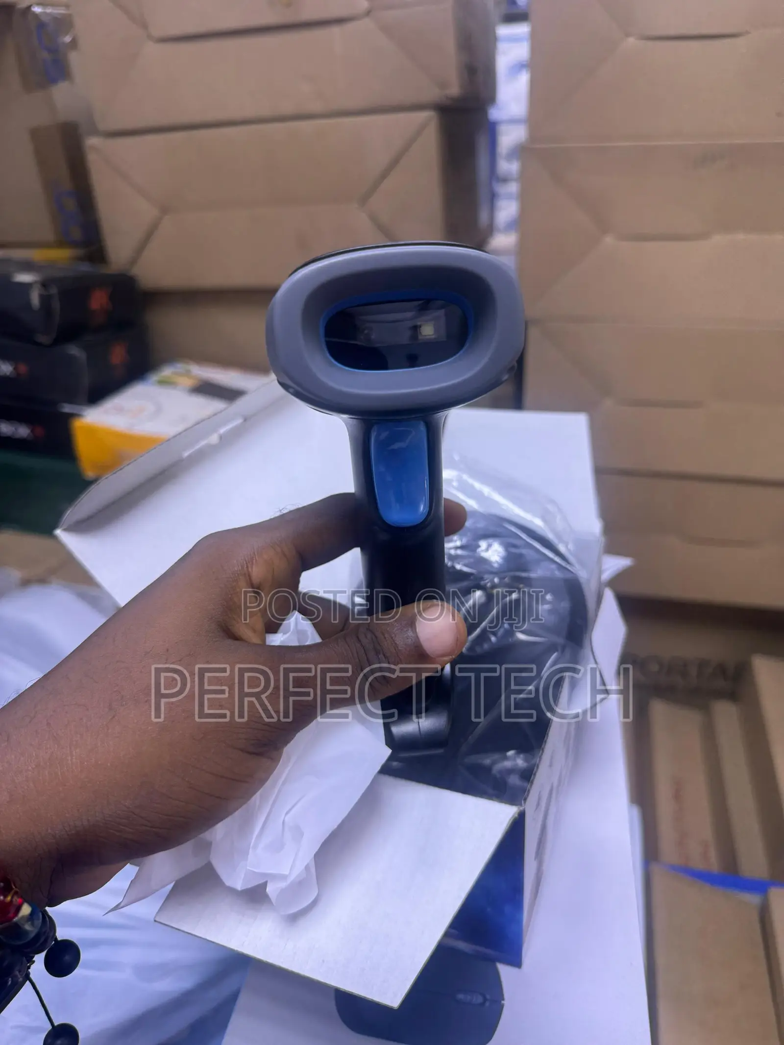 Handheld Usb Wireless Barcode Scanner With Stand Usb 2.0