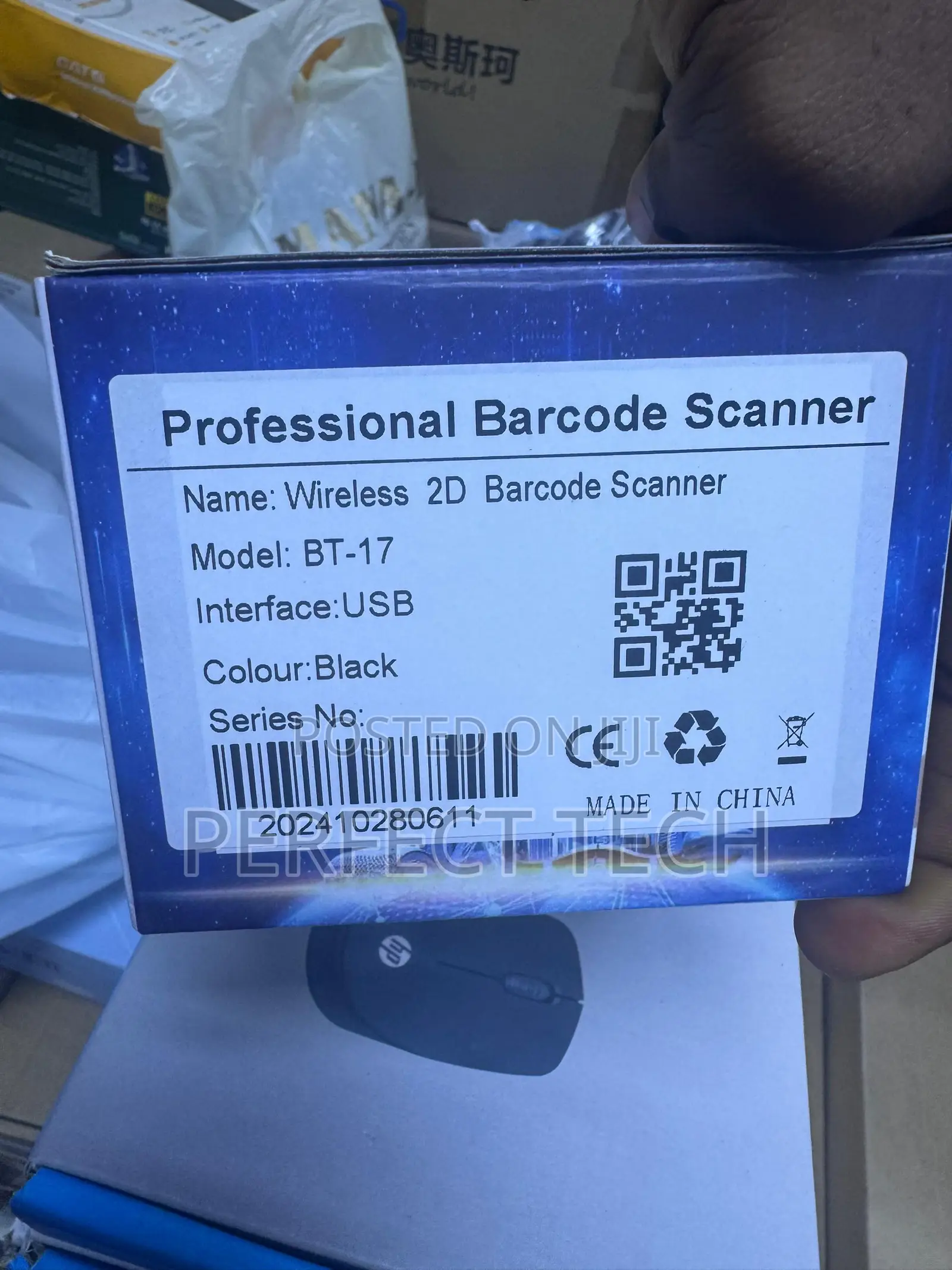 Handheld Usb Wireless Barcode Scanner With Stand Usb 2.0