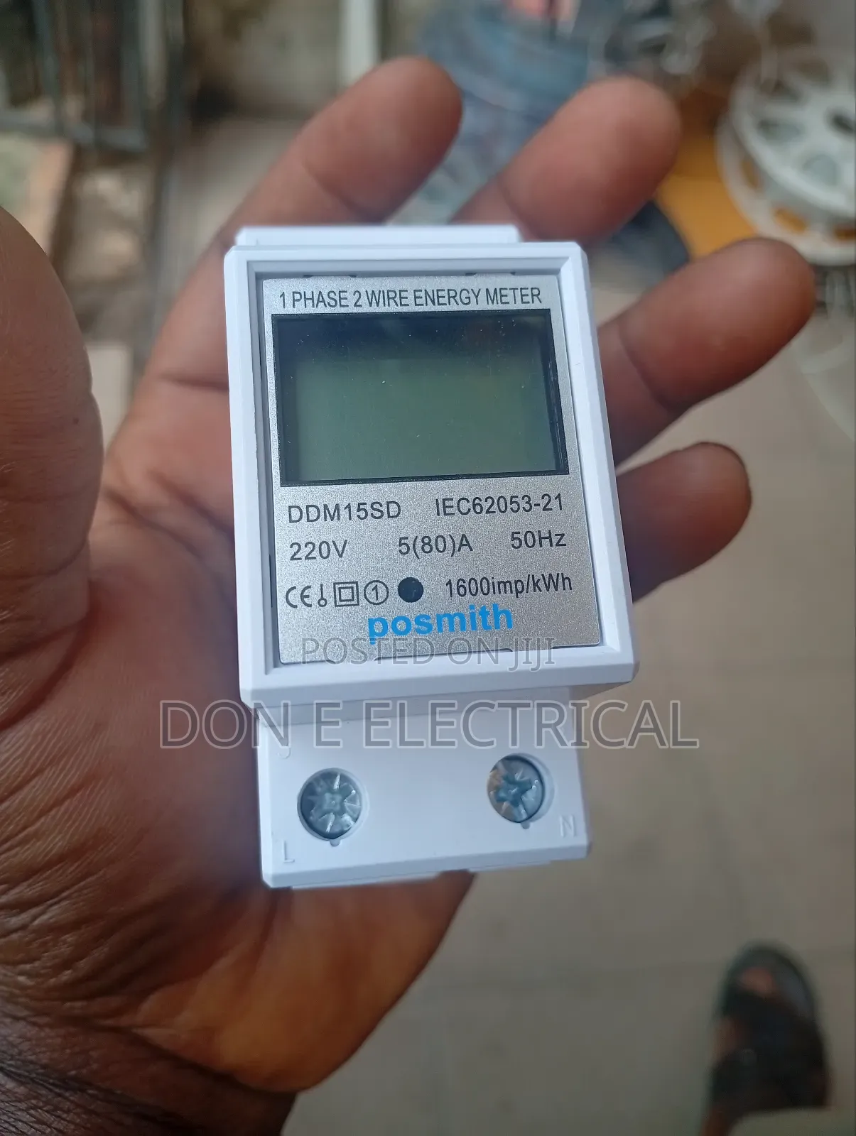 Single Phase Energy Meter Reader
