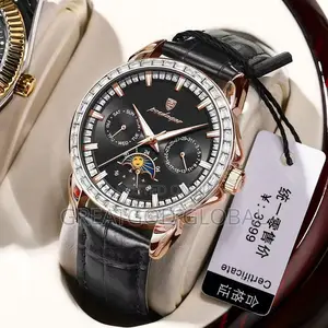 Chronograph Poedagar Leather With Extra Battery