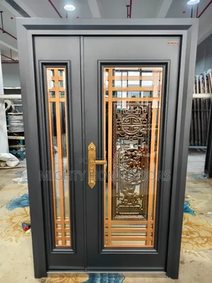 4ft by 7ft Door With Glass With Complete Accessories.