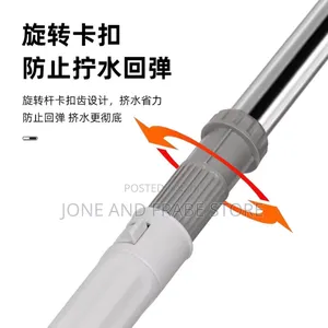 Retractable Microfiber Wringing Twist Mop