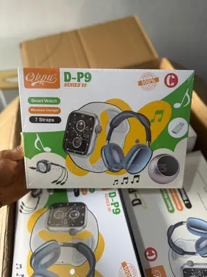 D-P9 Smart Watch With Headset.