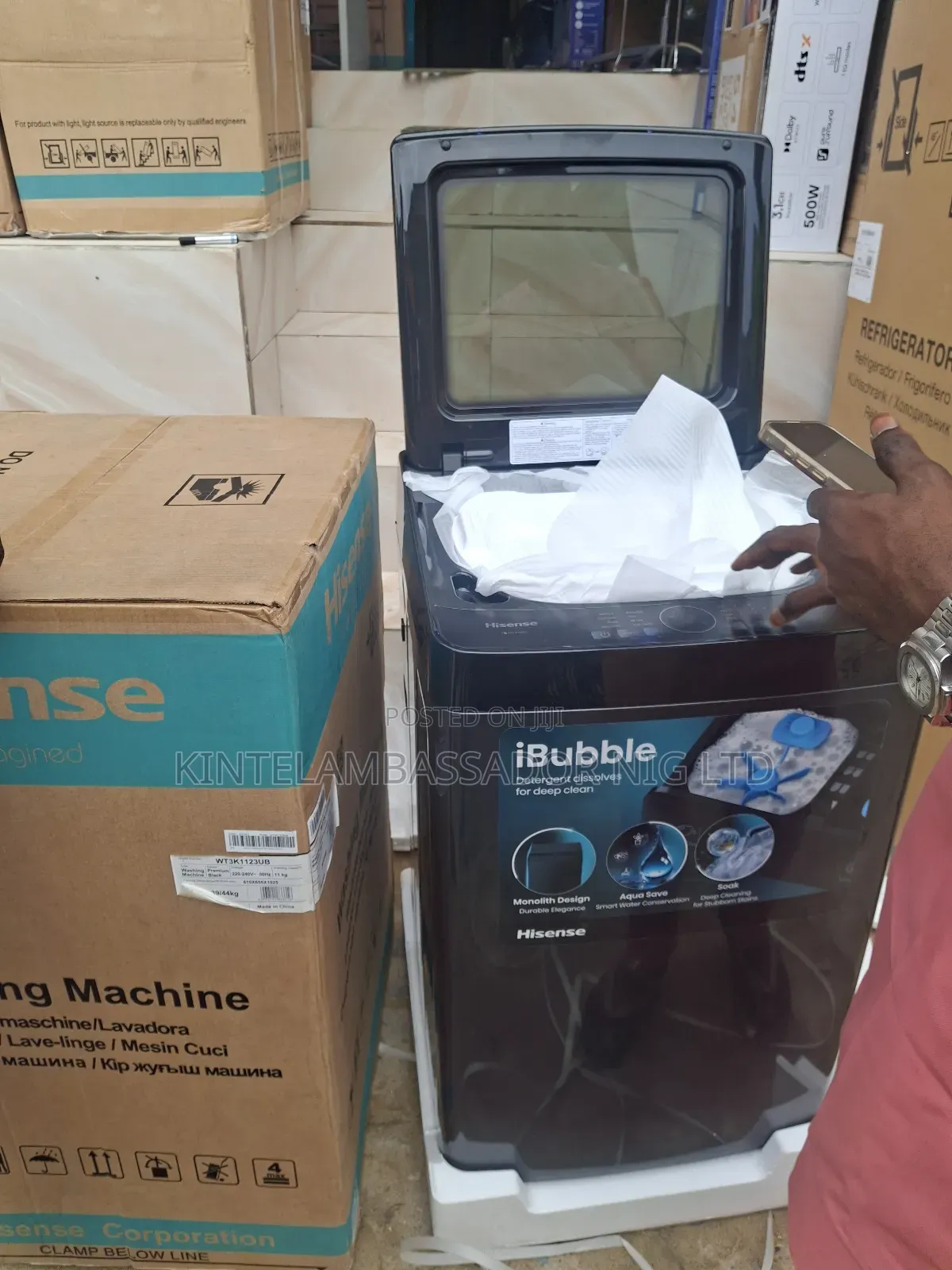 Hisense Top Loader Automatic Washing Machine- 11kg