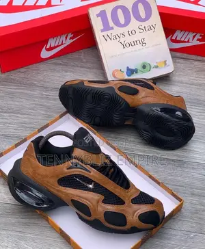 Nike Limited Edition Silver X Black X Brown Glides