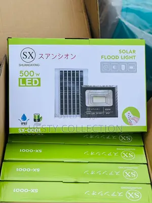 500w Solar Flood Light With Panel
