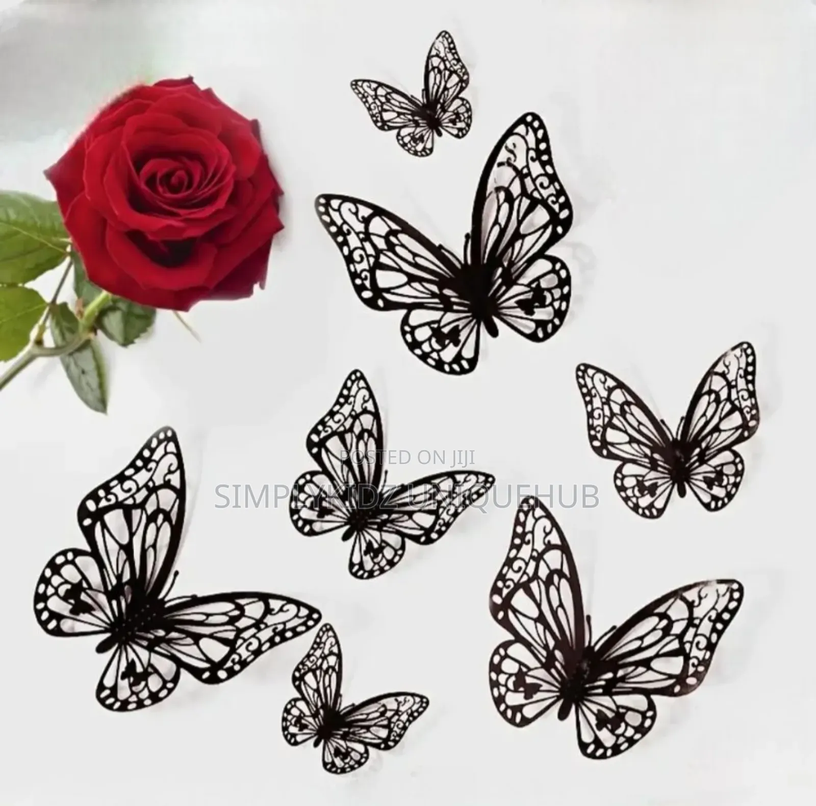 3d Butterfly Wall Stickers (12pcs)