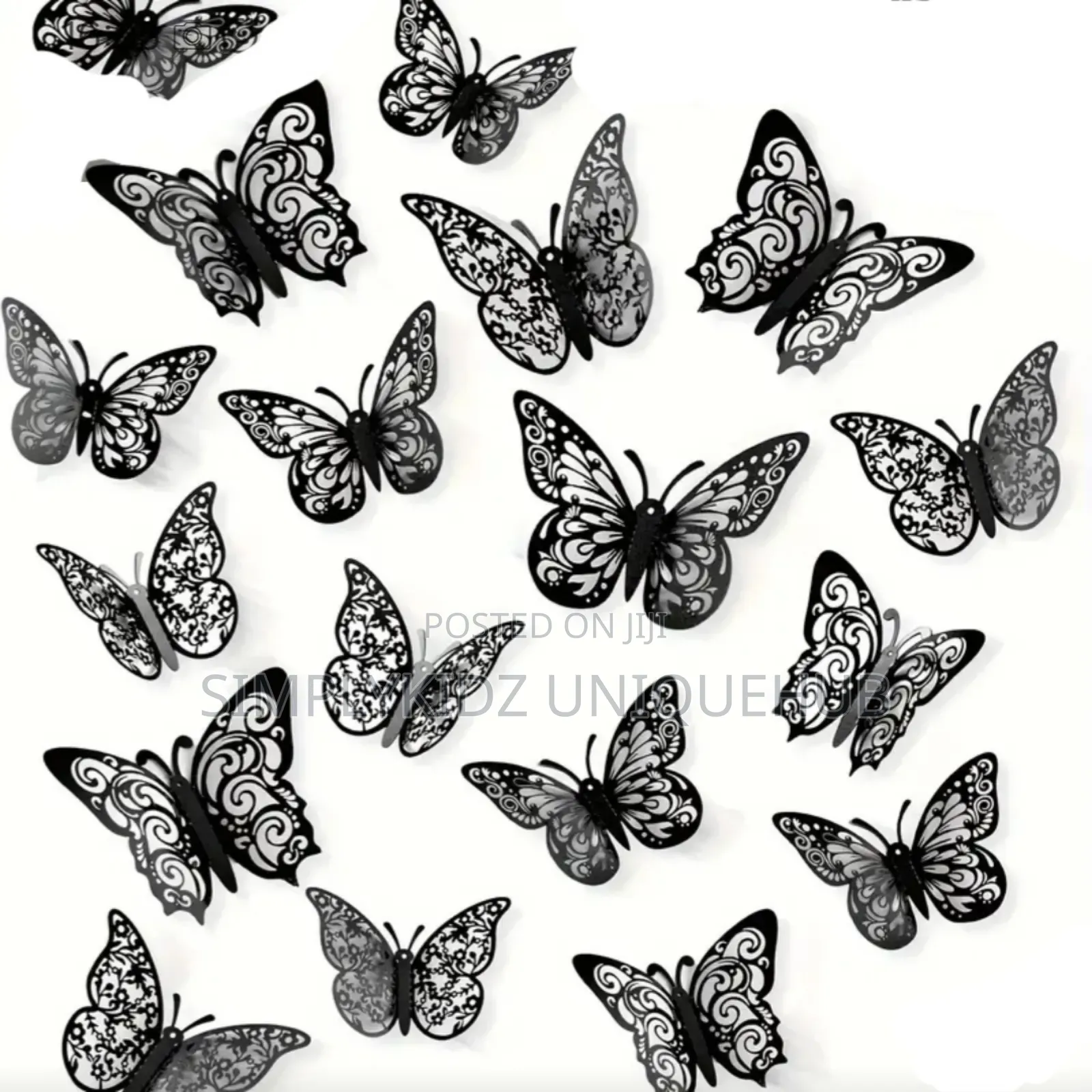 3d Butterfly Wall Stickers (12pcs)