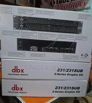 DBX Double Equalizer Eq231 With Sub Output