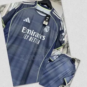 Original Top Quality Real Madrid Official 25/26 Away Jersey