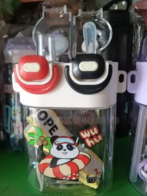 Kids 2 in 1 Water Fruit Drink Water Bottle With Strap