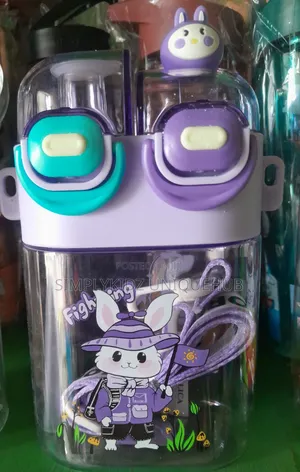 Kids 2 in 1 Water Fruit Drink Water Bottle With Strap