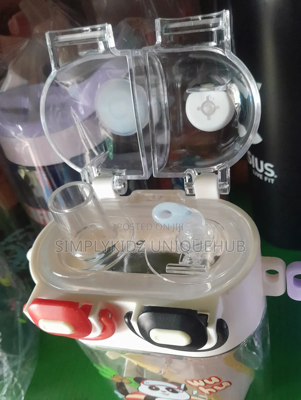 Kids 2 in 1 Water Fruit Drink Water Bottle With Strap