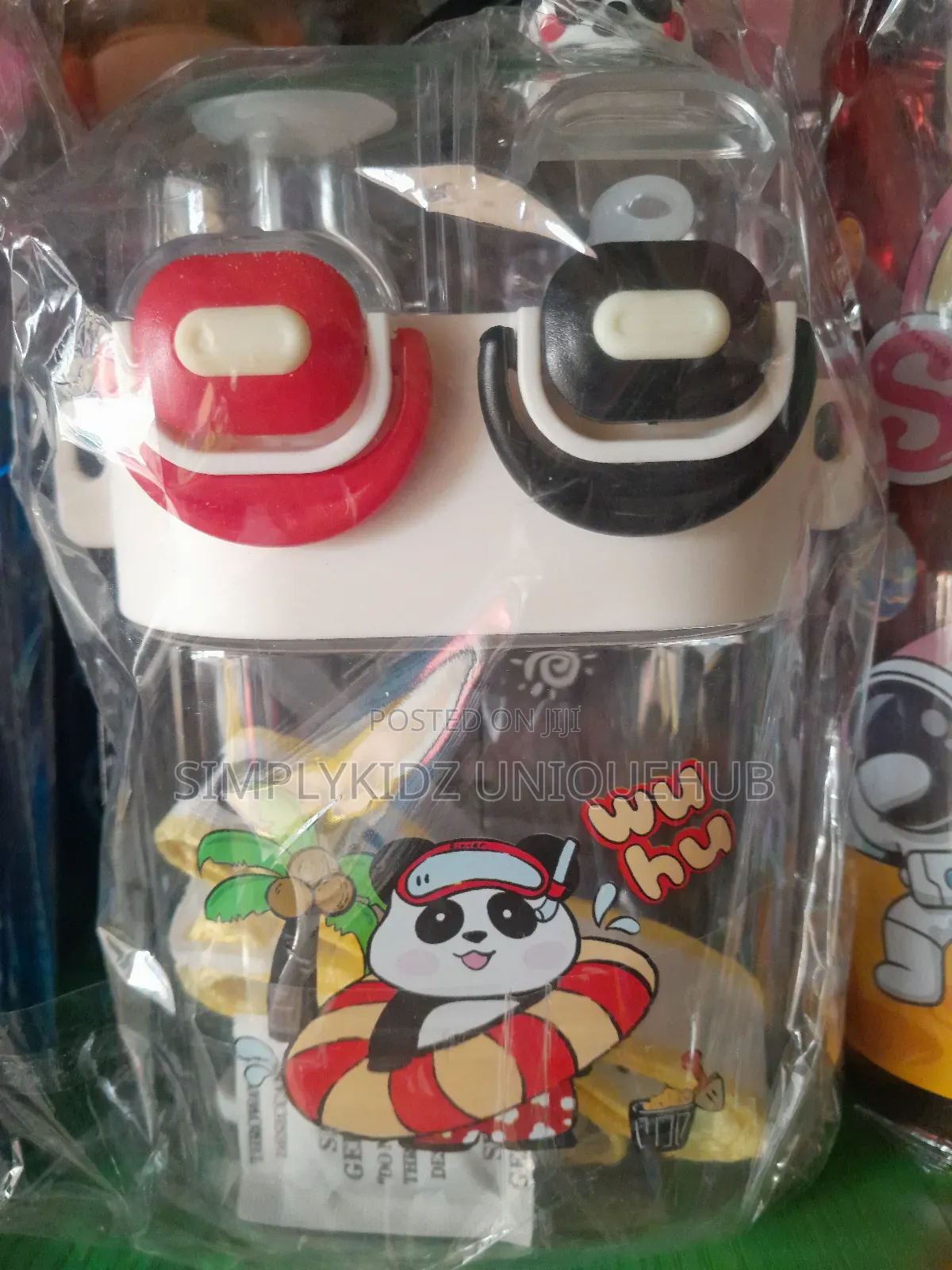 Kids 2 in 1 Water Fruit Drink Water Bottle With Strap