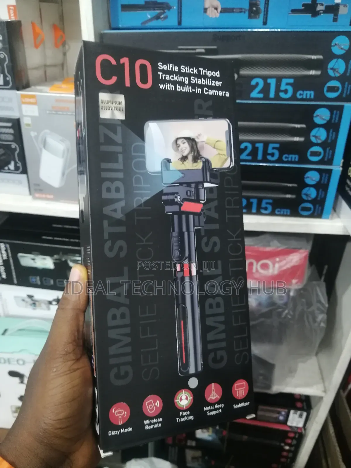 C10 Selfie Stick Tripod 360 Tracker