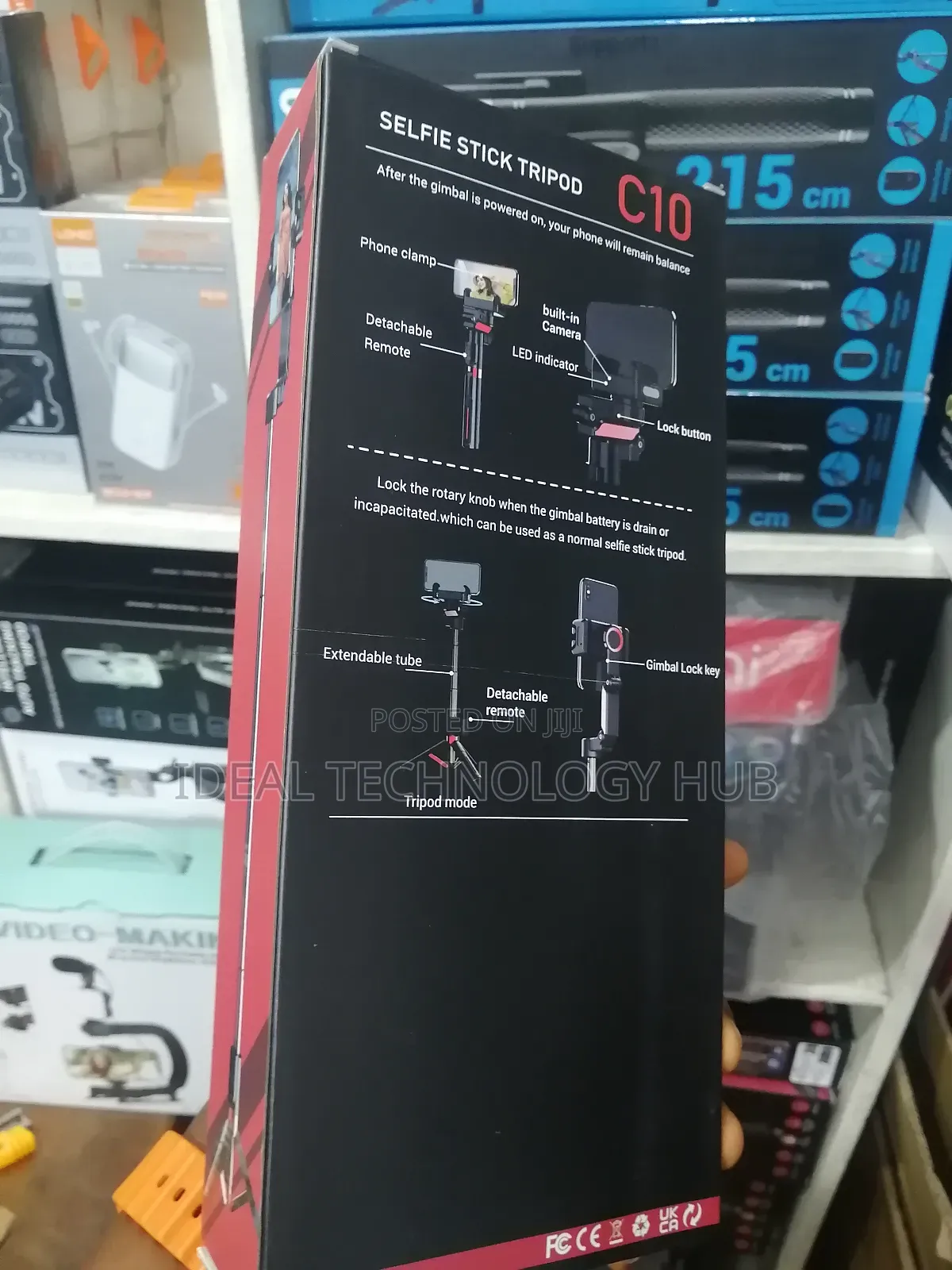 C10 Selfie Stick Tripod 360 Tracker
