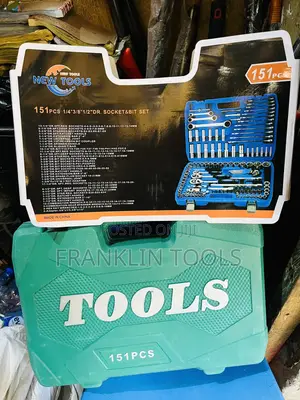 151pcs 1/4"3/8"1/2"Dr.Socket Bit Set