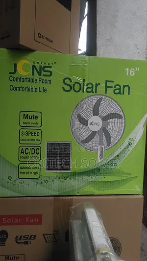 16 Echs Jons Solar Energy Fan