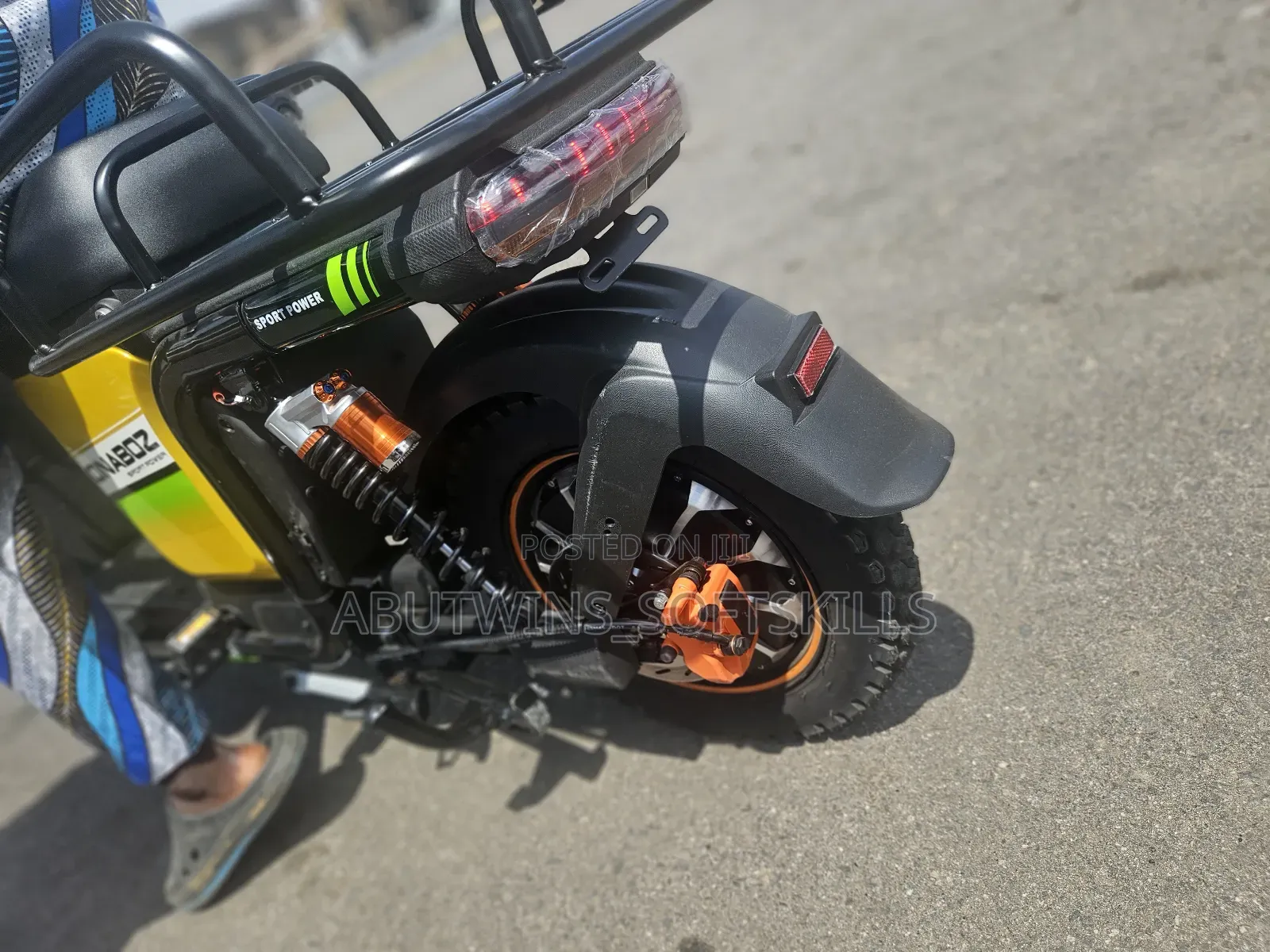 New Motorcycle 2024 Yellow