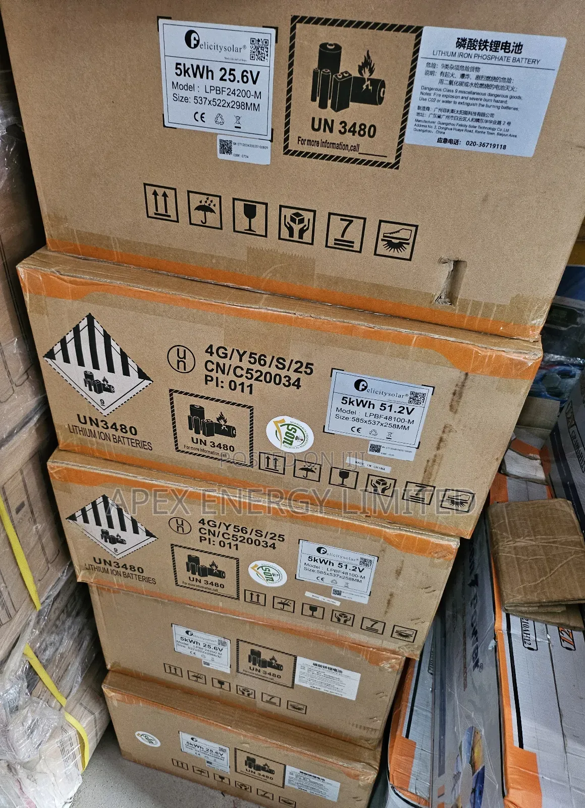 Felicity Solar 5kwh 24v Lithium Battery
