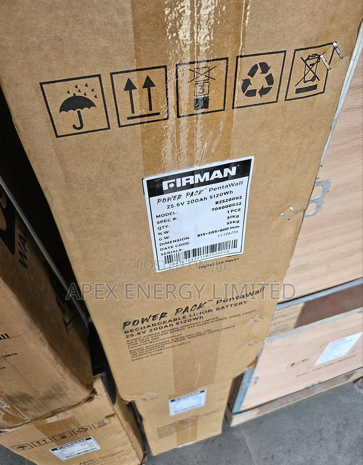 Firman 5kwh Lithium Battery.