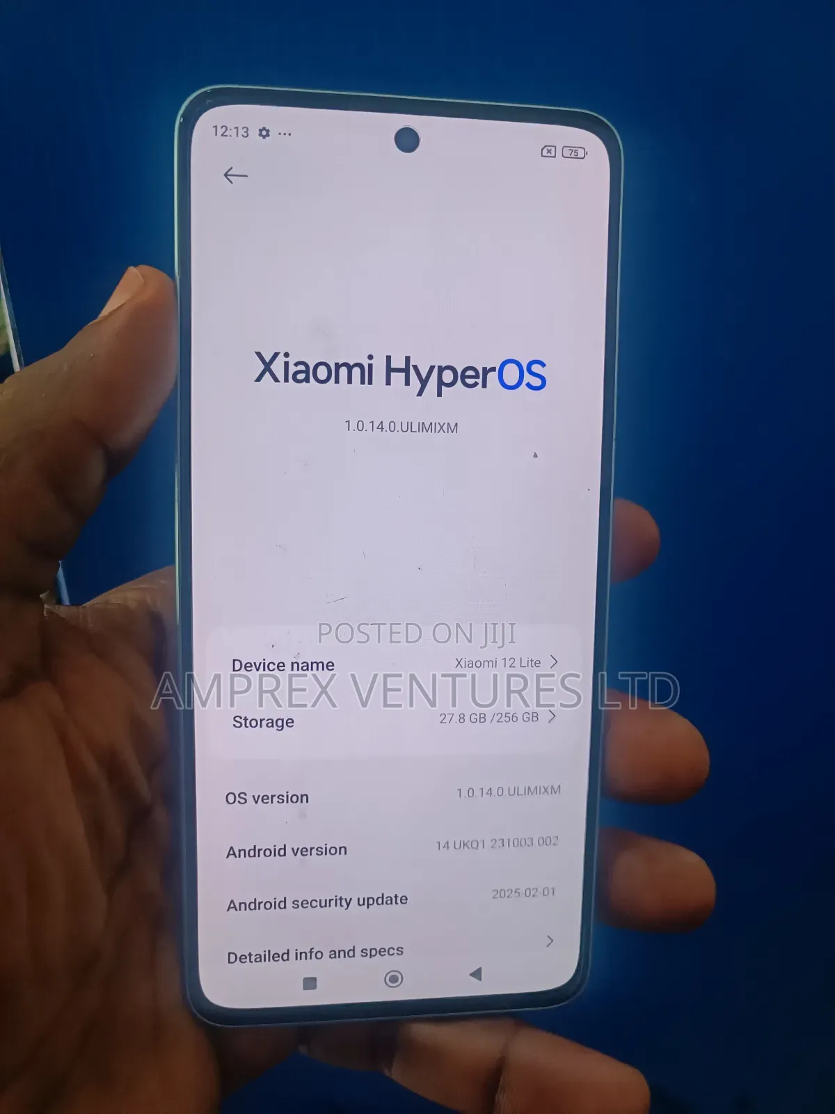 Xiaomi 12 Lite 256 GB Blue
