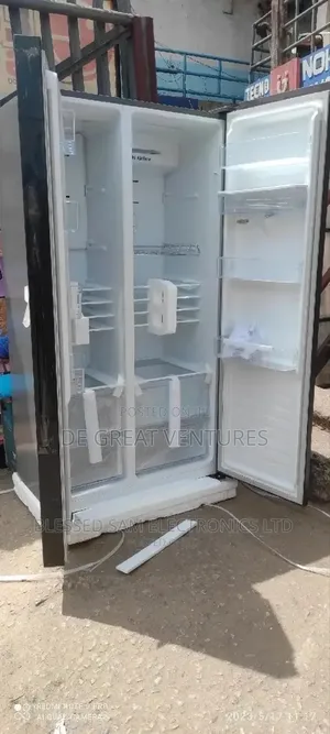 Brand New Hisense Side-by-Side Fridge 526l External Silver