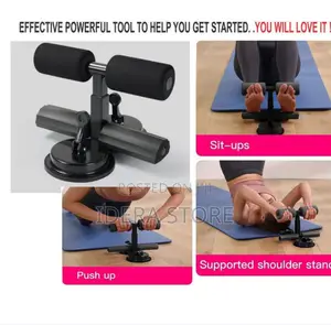 Adjustable Sit Up Bar With Self Suction For Exercise