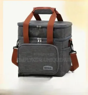 Double Layer Insulated Lunch Bag