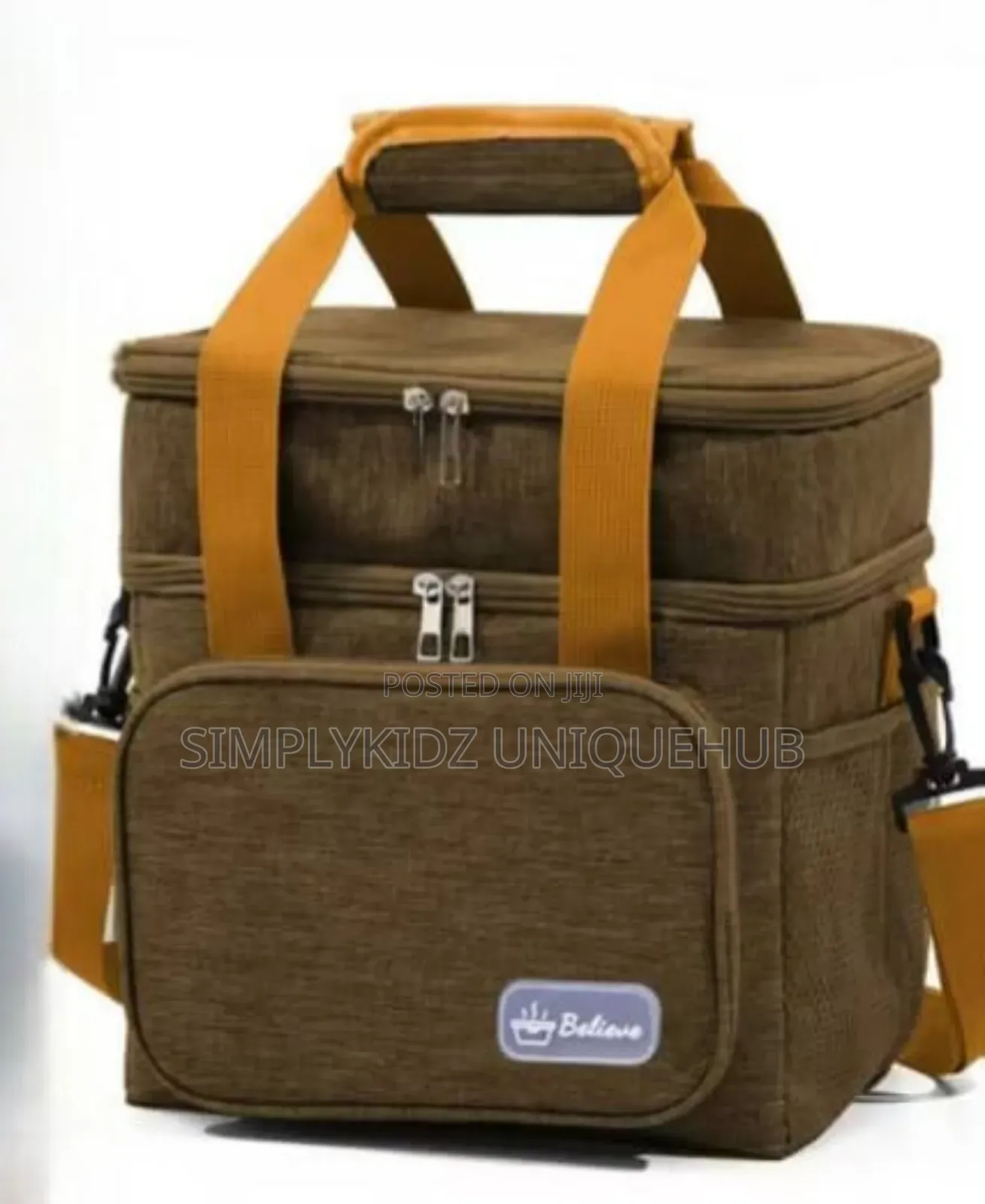Double Layer Insulated Lunch Bag