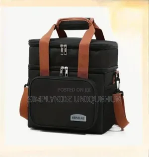 Double Layer Insulated Lunch Bag