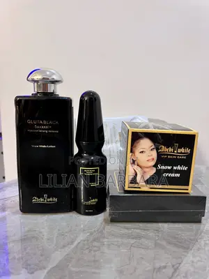 Photo - Abebi White Gluta Black Set