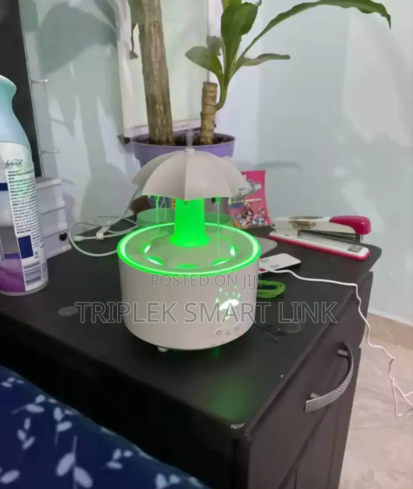 Rain Cloud Humidifier Water Aroma Diffuser With Timer Remote Control