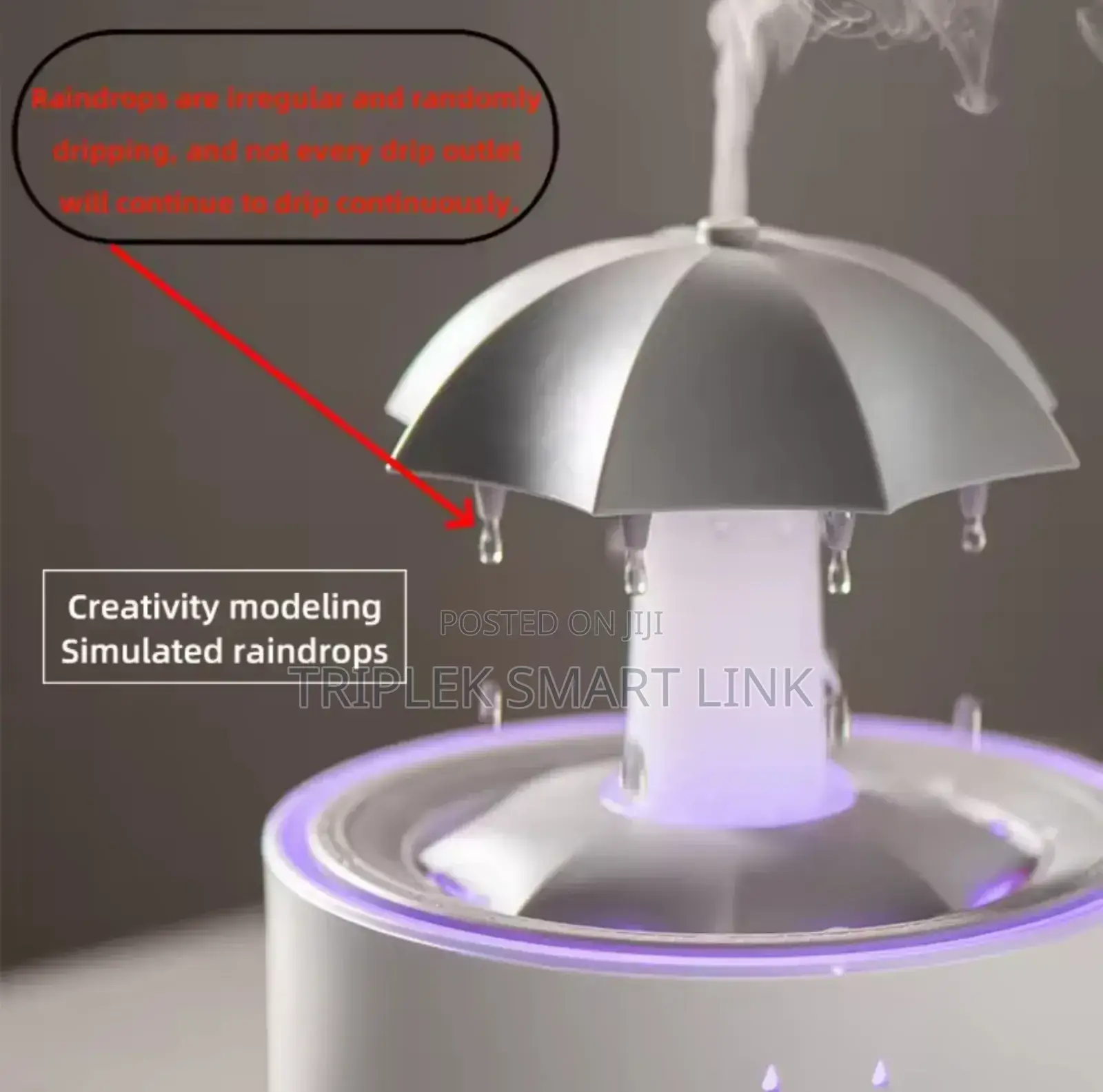 Rain Cloud Humidifier Water Aroma Diffuser With Timer Remote Control