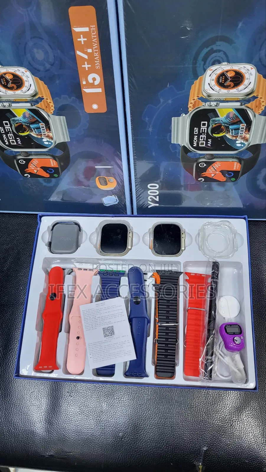 Y200 Smart Watch 3 in 1