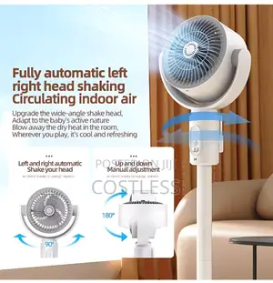 Air Circulating Sleek Rechargeable Fan