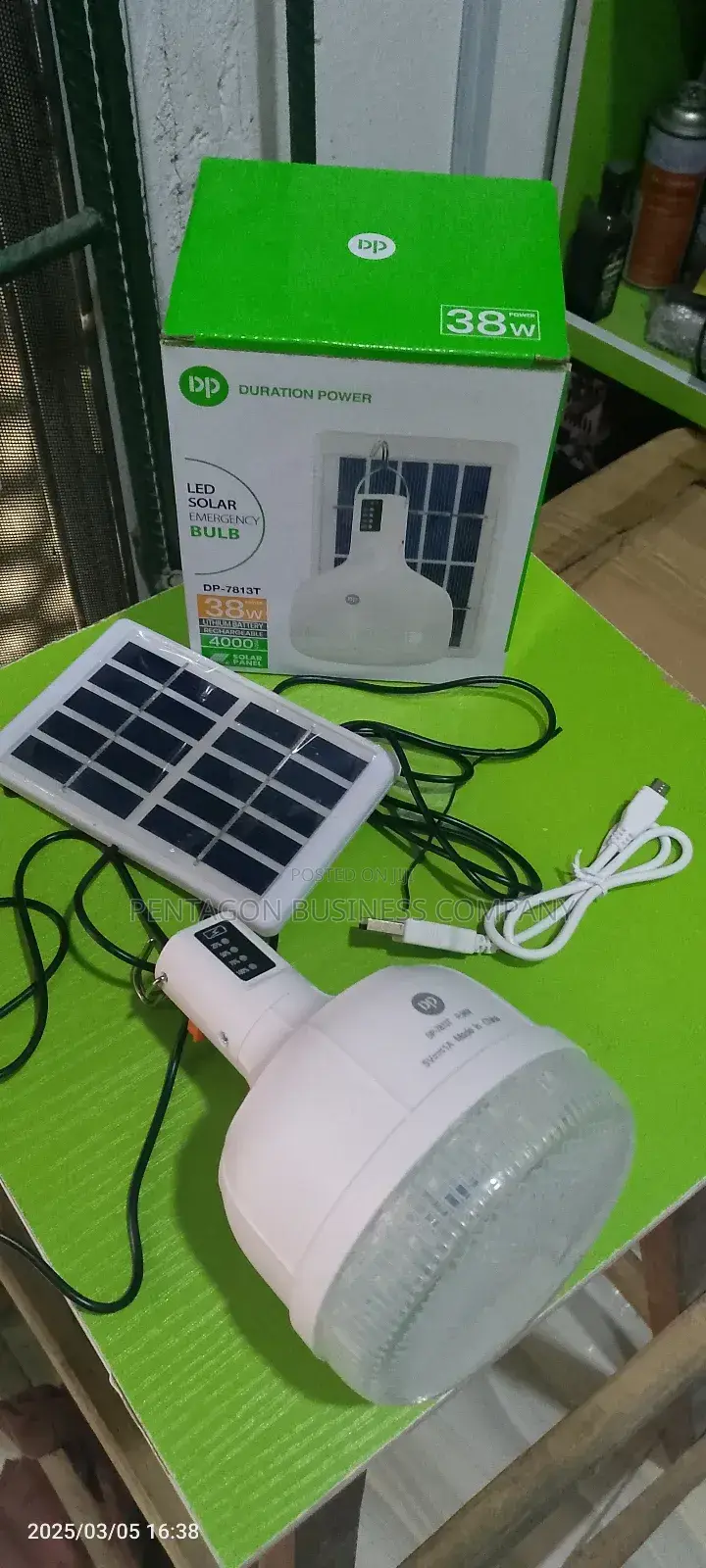 Dp 38watts Led Bulb With Panel and Without Panel