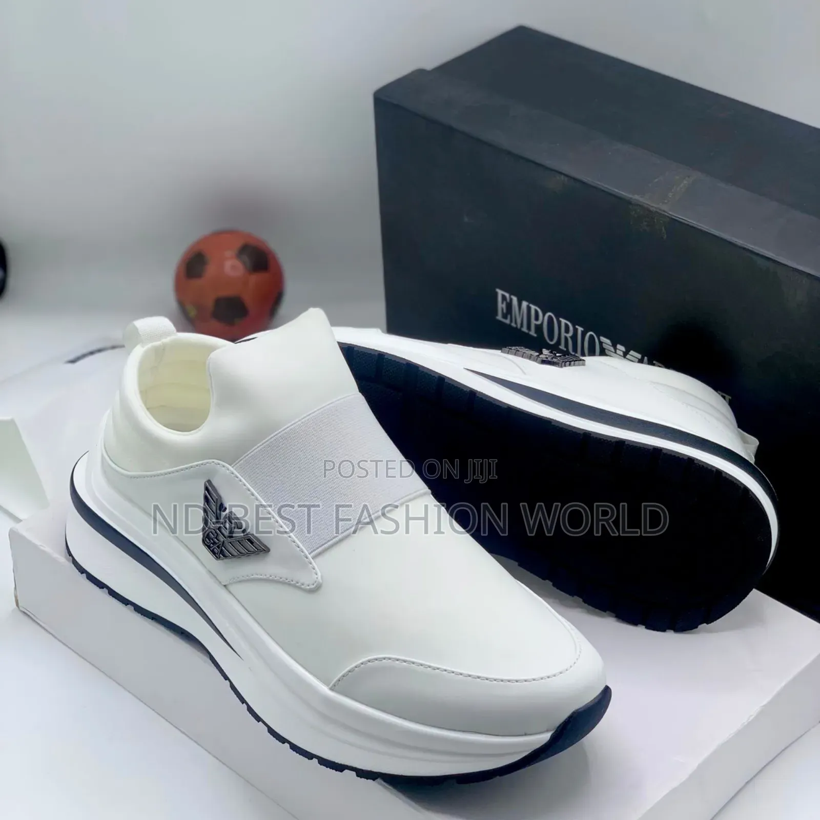 Armani Luxury White Sneakers
