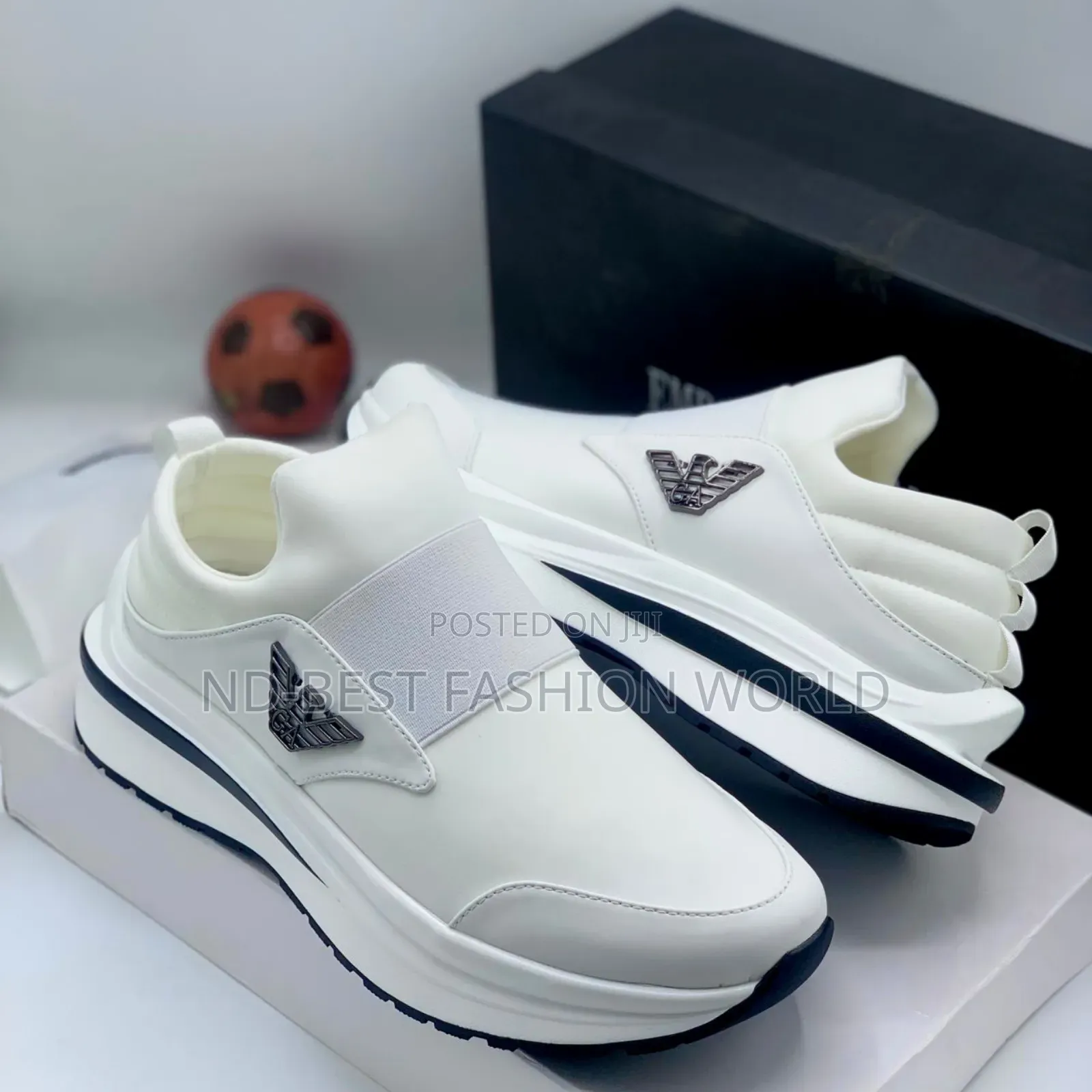 Armani Luxury White Sneakers