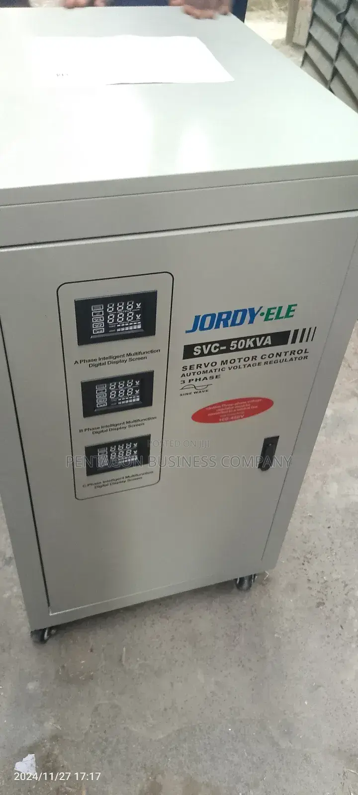 50kva 3phase Jordy-Ele Industrial Stabilizer
