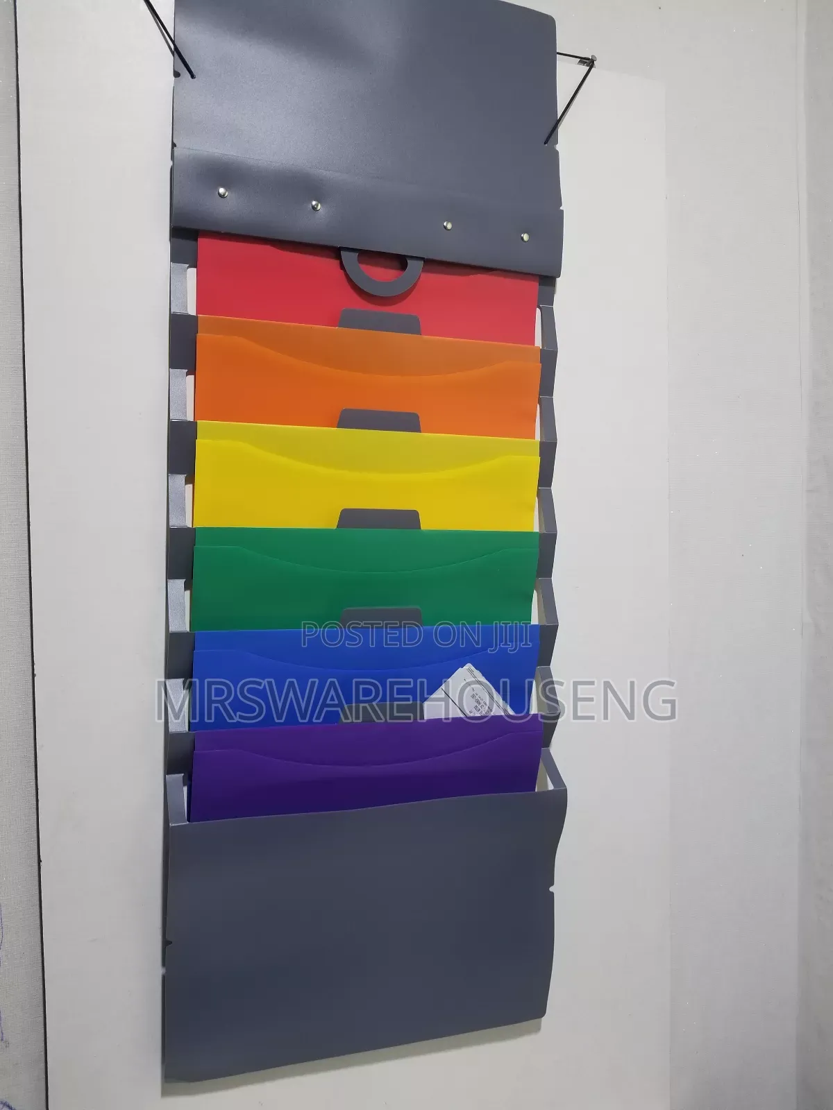 Mounted Handheld File Storage Bag Accordion File Folder