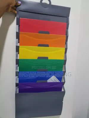 Mounted Handheld File Storage Bag Accordion File Folder