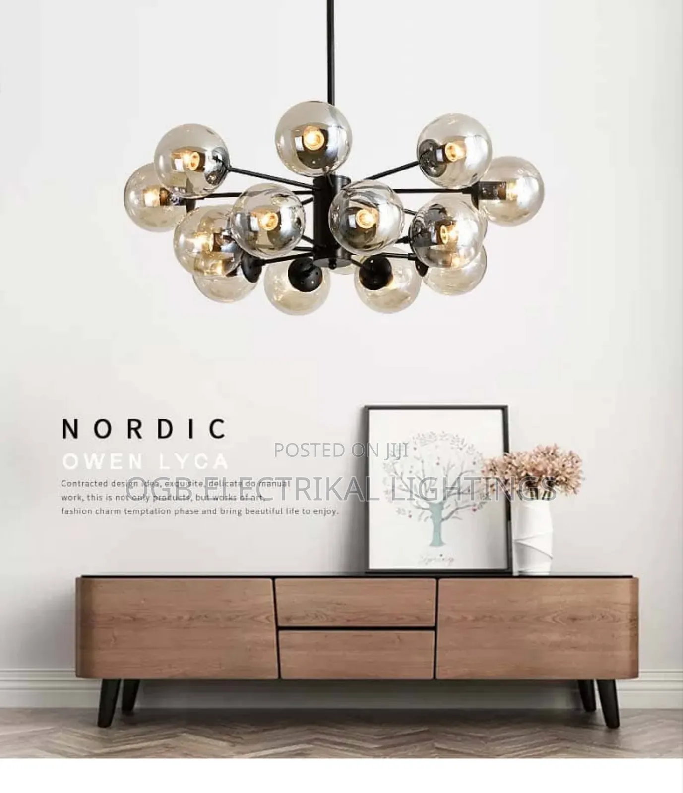 Nordic Bulb Chandelier