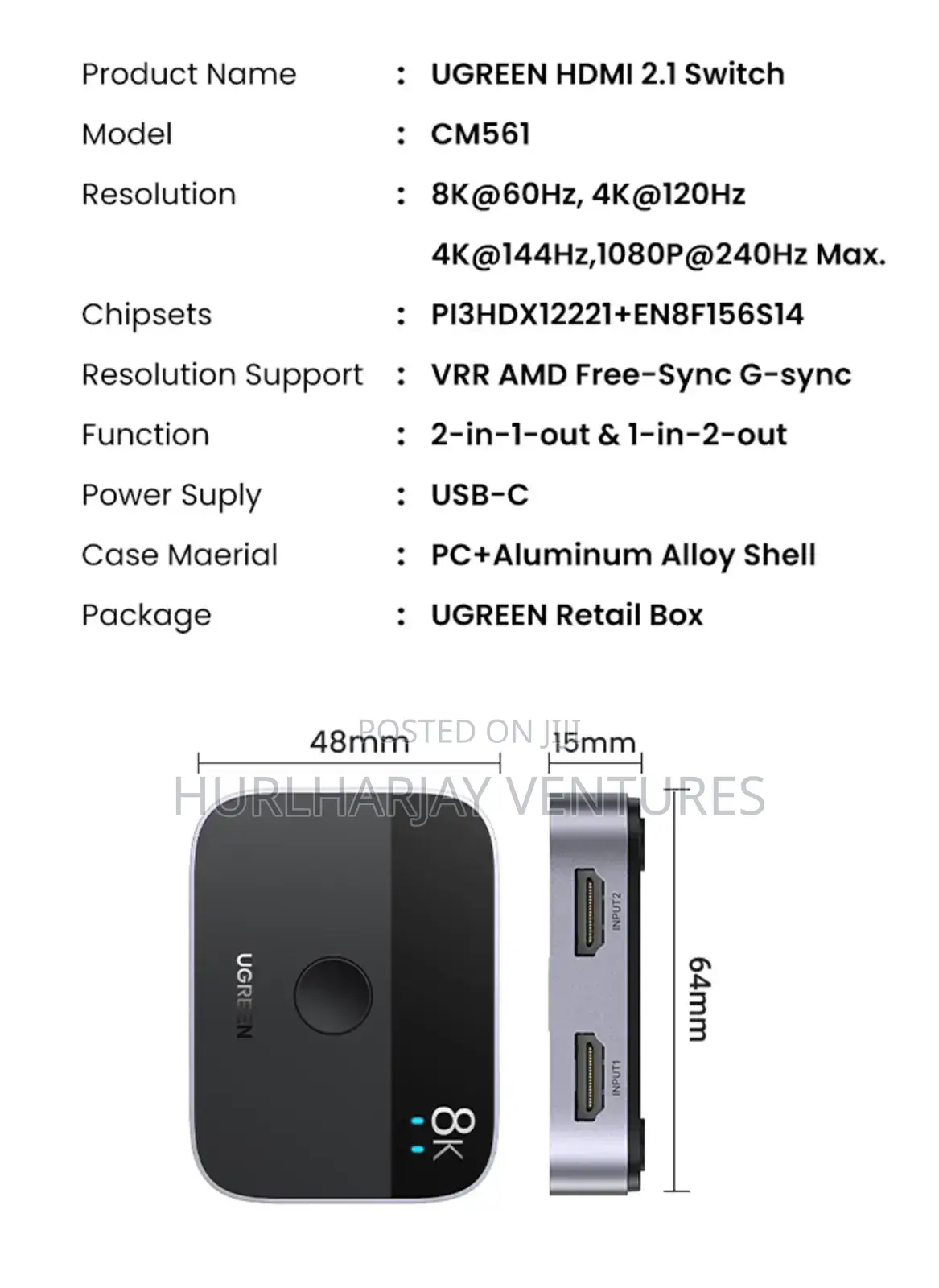 Ugreen Hdmi Switch